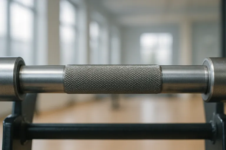 Barbells at a gym