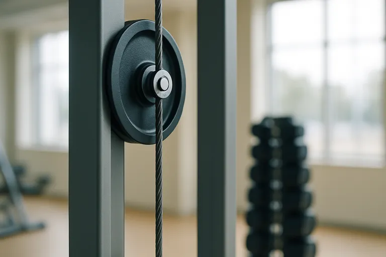 Cable Crossover Machine at a gym