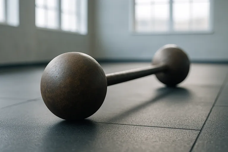 Circus Dumbbells at a gym