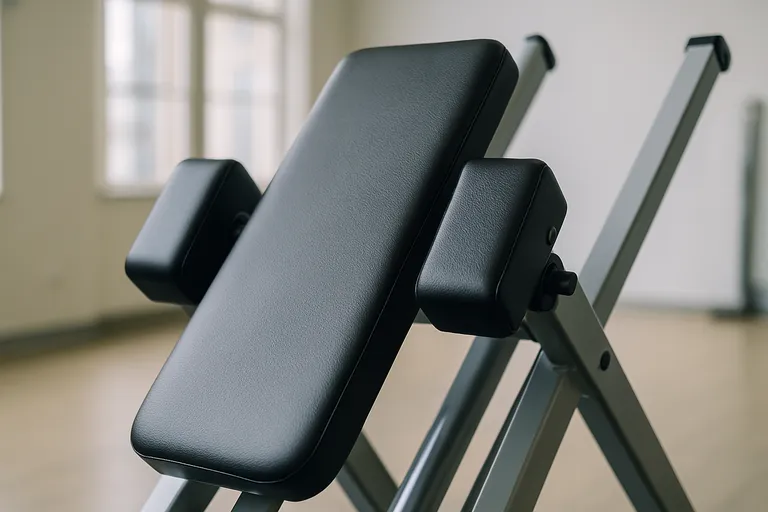 Hack squat at a gym