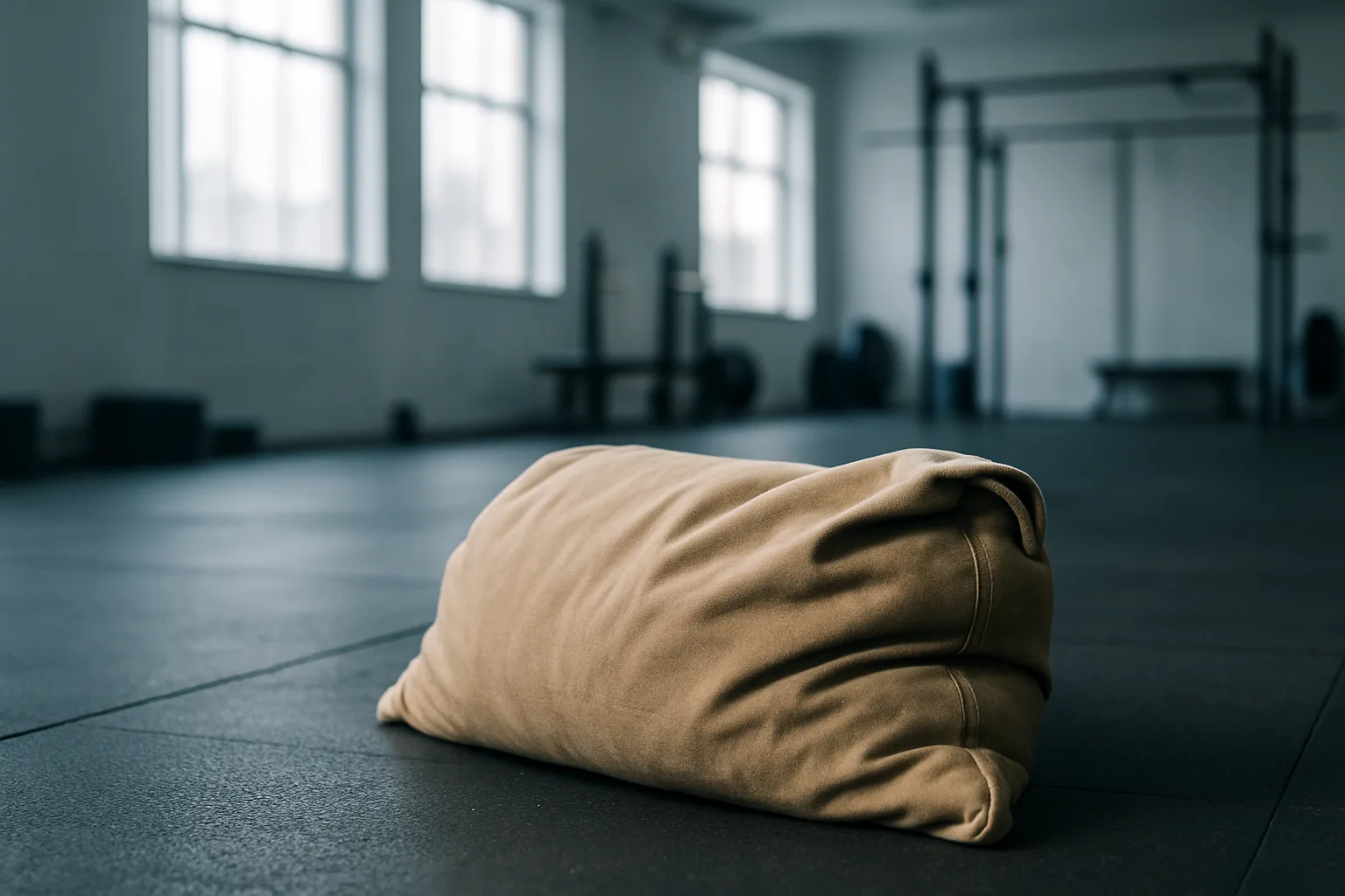 Sandbags at a gym