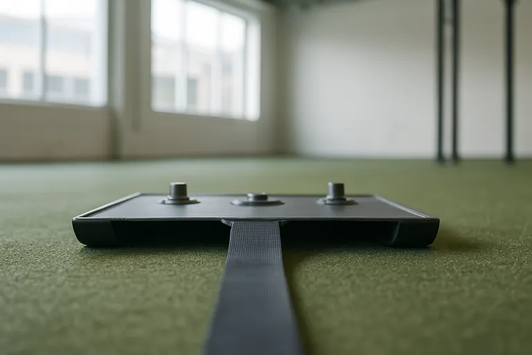 Sled at a gym
